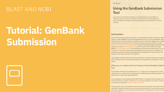 Submitting to GenBank