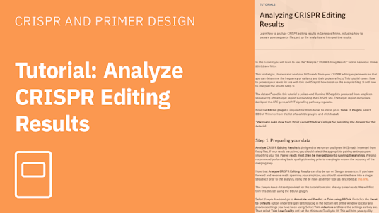 Analyze CRISPR Editing