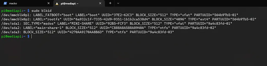 List Disks
