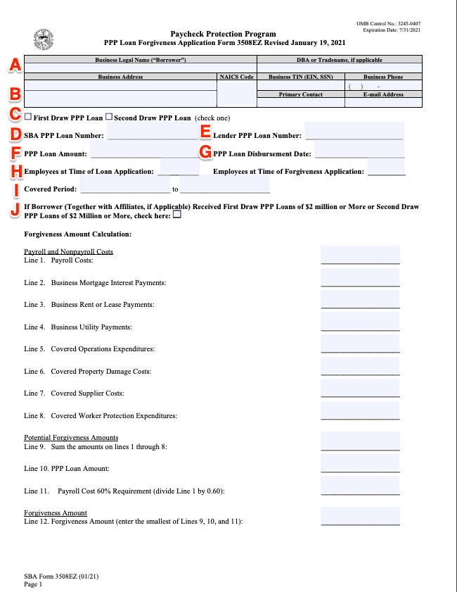 Form 3508EZ Annotated