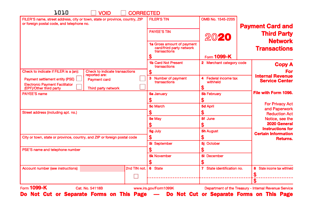 Form 1099 K Everything You Need To Know Bench Accounting