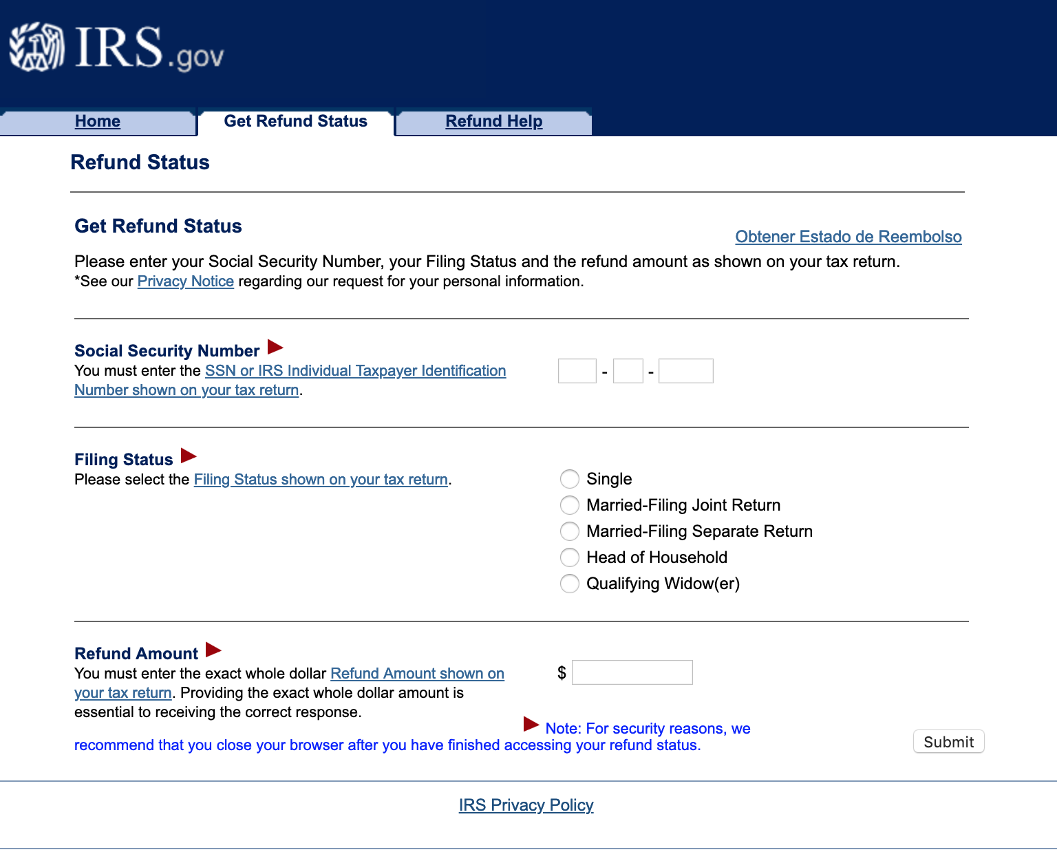 How to Check Your IRS Refund Status in 5 Minutes | Bench Accounting1536 x 1254