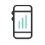Icon depicting a mobile app