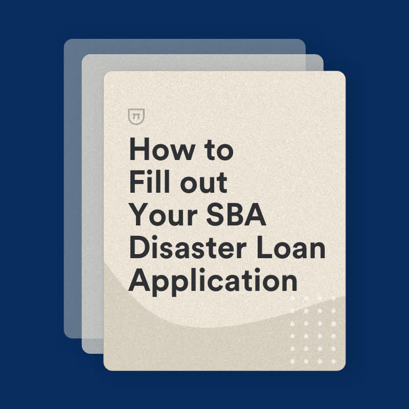 How to Fill out Your SBA Disaster Loan Application Bench