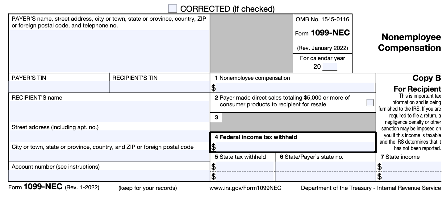 Printable 1099 Form Independent Contractor Printable Form, Templates