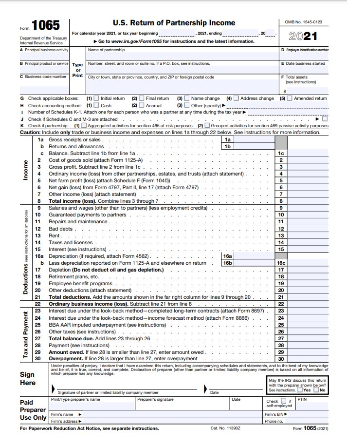 2023 Form 1065 Printable Forms Free Online   Screenshot 100422 110147 AM 