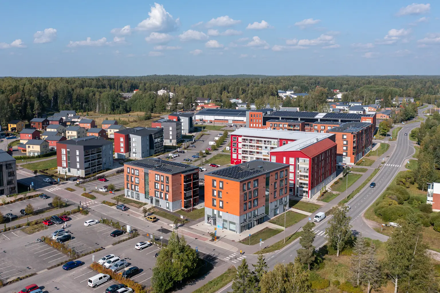 Joo Kotien vuokra-asuntoja moderneissa kerrostaloissa Kirkkonummen Masalassa.