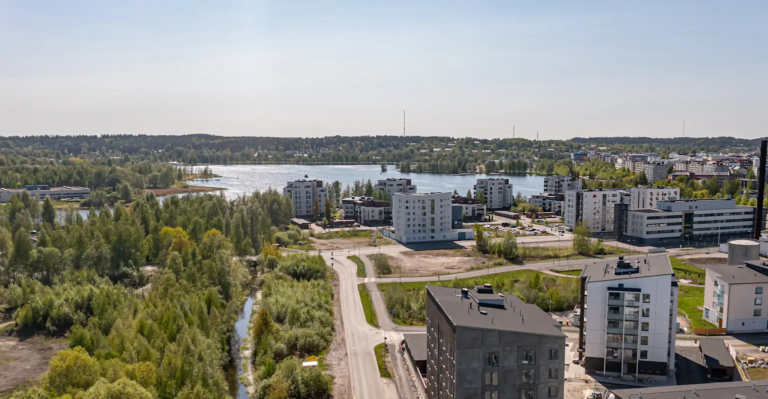 Joo Kodit rental apartments in modern apartment buildings in Keinusaari, Hämeenlinna, near Vanajavesi lake.