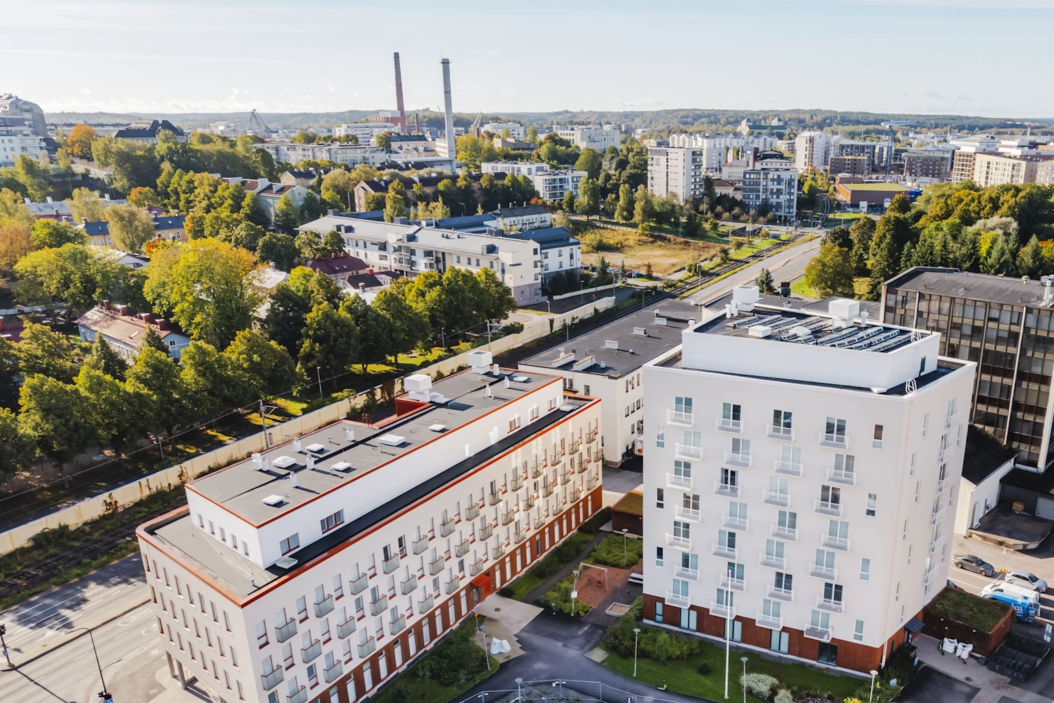 ilmakuva, turun olva, kirstinpuisto, vuokra-asunnot