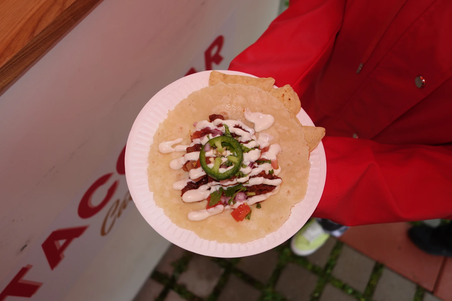 Tacos in an event for tenants 