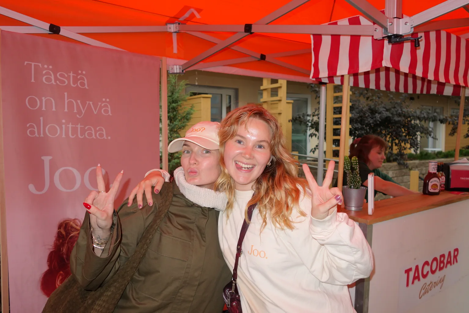 Tacos in an event for tenants in Turku