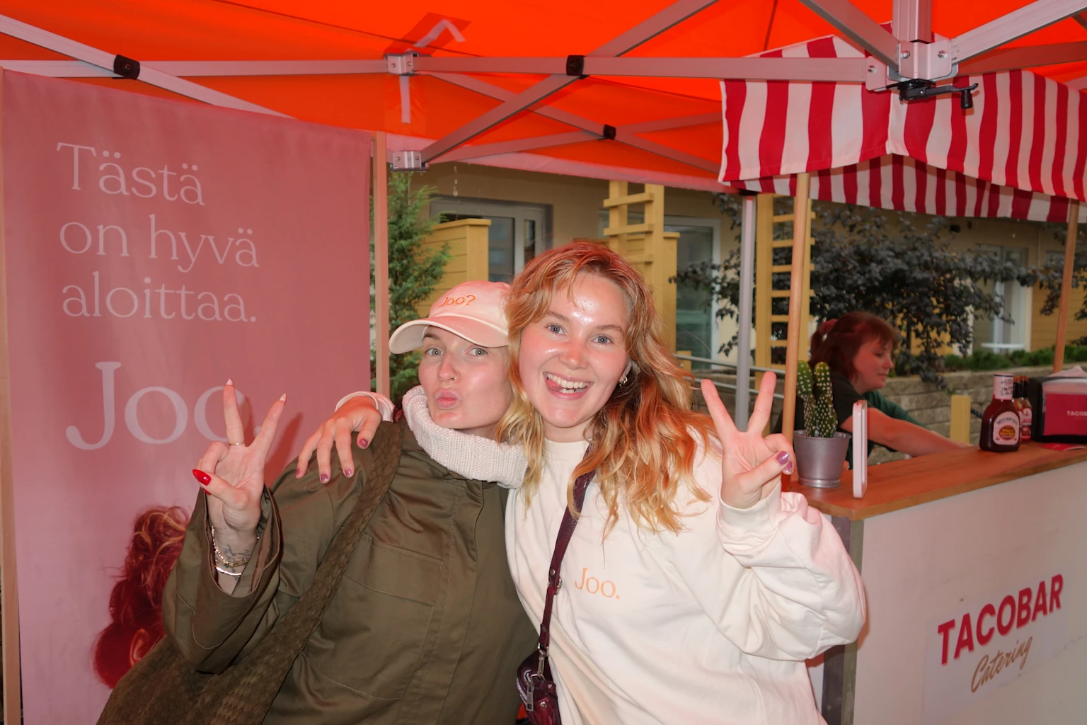Tacos in an event for tenants in Turku