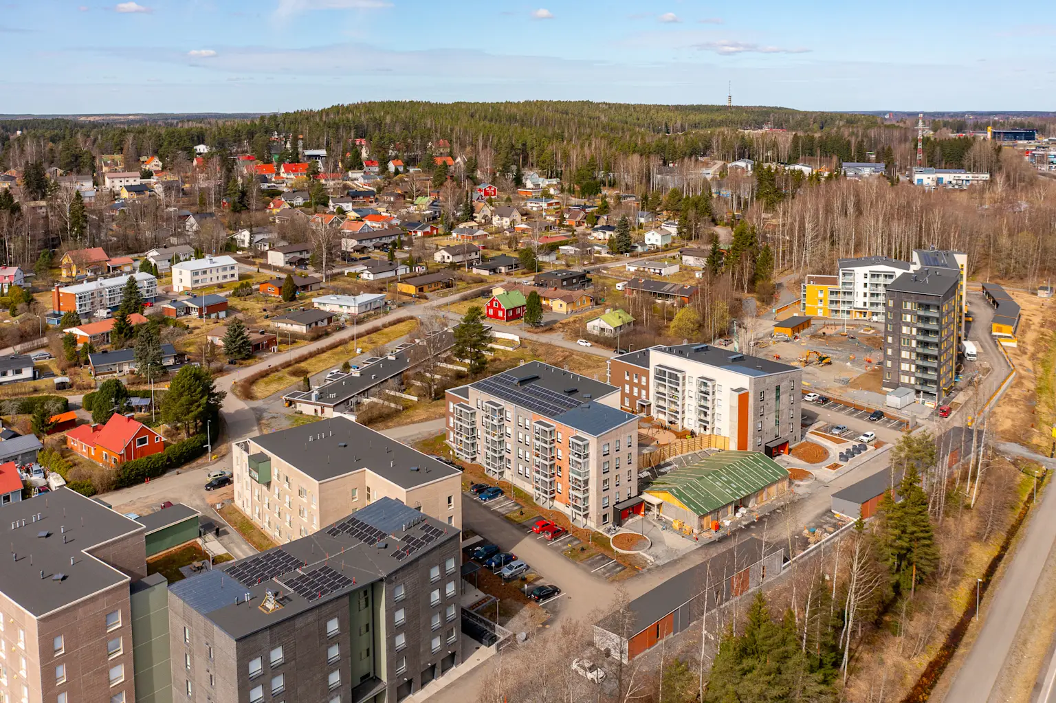 Joo Kodit rental apartments in modern apartment buildings in Lamminpää, Tampere.