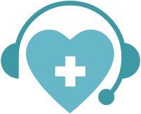 Blue icon of woman with laptop represents the Family Access Manager