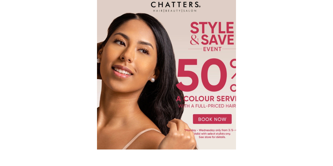50% off Colour Service