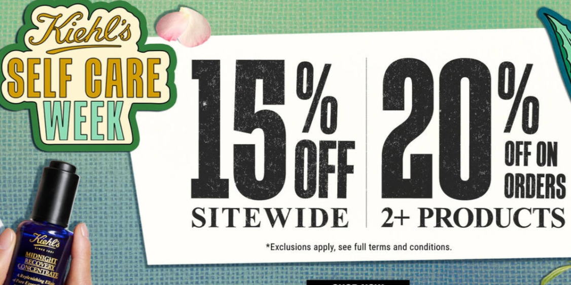 Kiehl's Since 1851 Self-Care Week