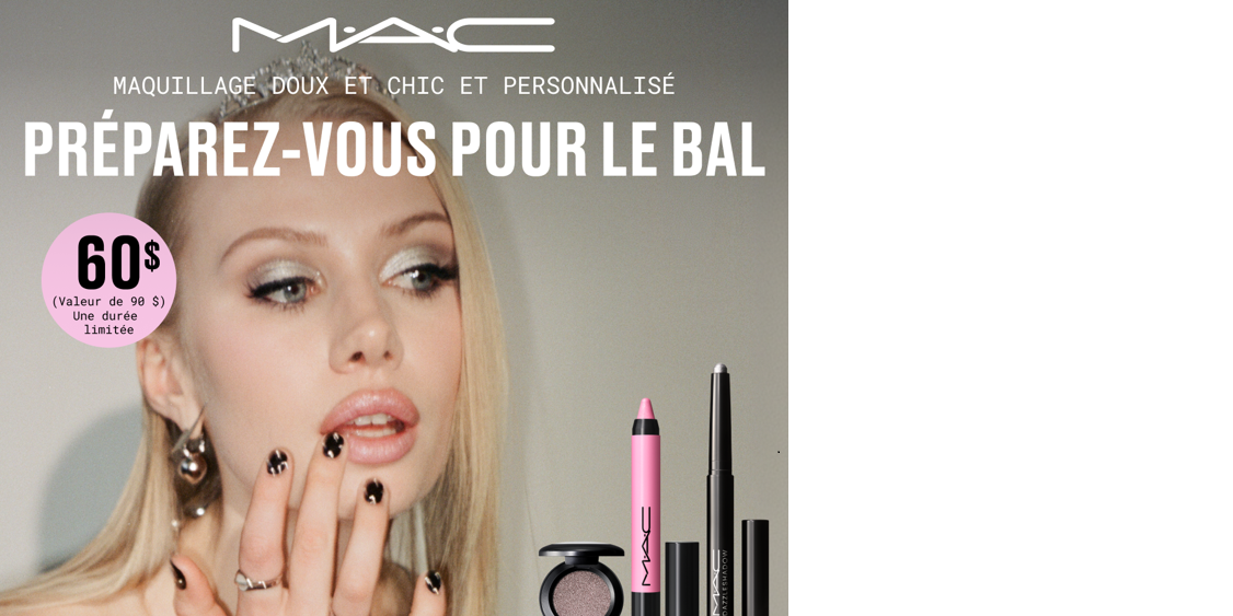 PRÉPAREZ-VOUS POUR LE BAL: MAQUILLAGE À 60$ POUR UNE DURÉE LIMITÉE