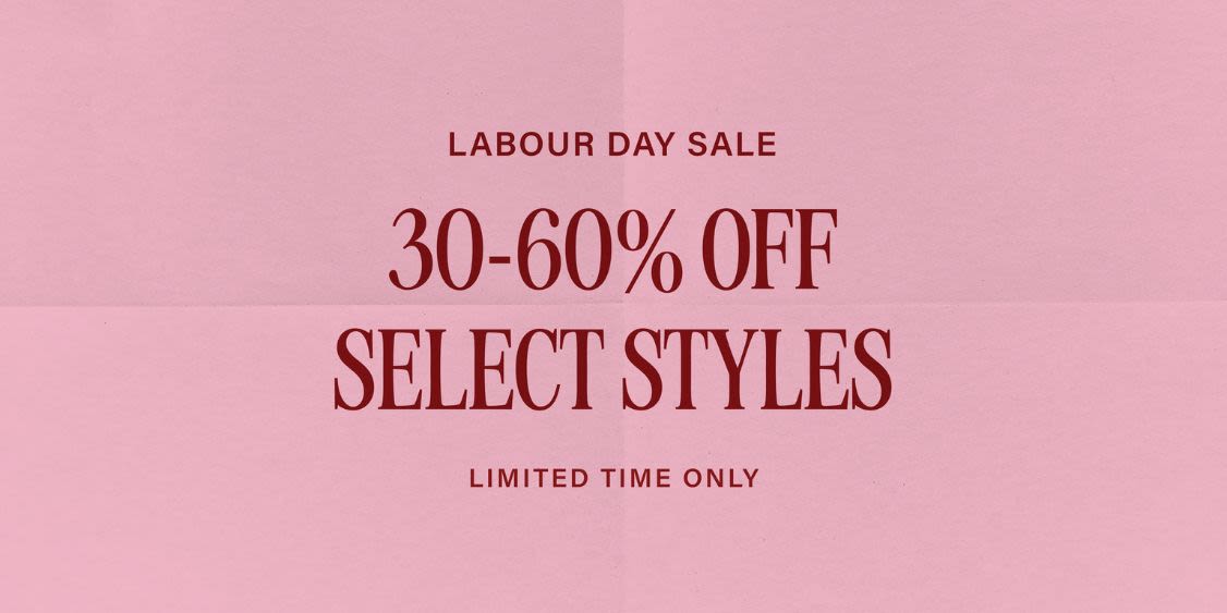 Labour Day Sale
