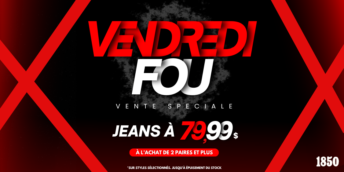 Vente de Vendredi Fou s’approche!