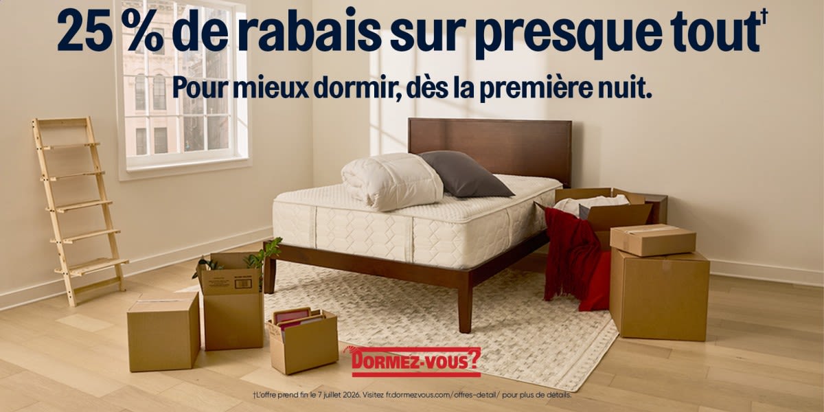 25 % de rabais sur presque tout +