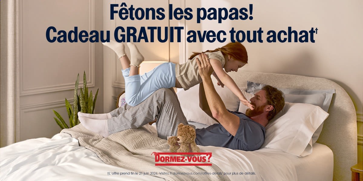 Fêtons les papas! Cadeau GRATUIT avec tout achat.+