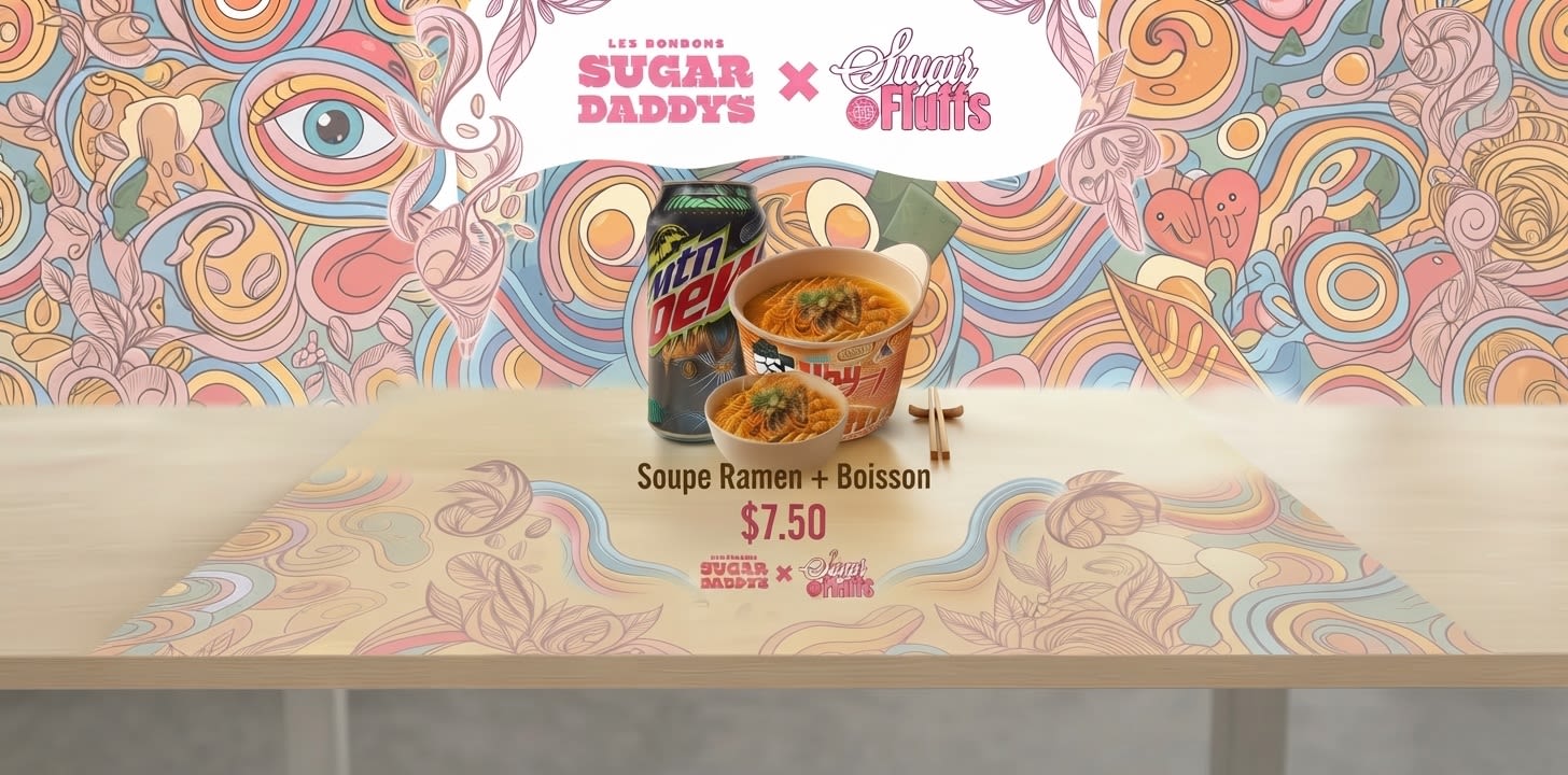 Soupe Ramen et boissons - Combinaison