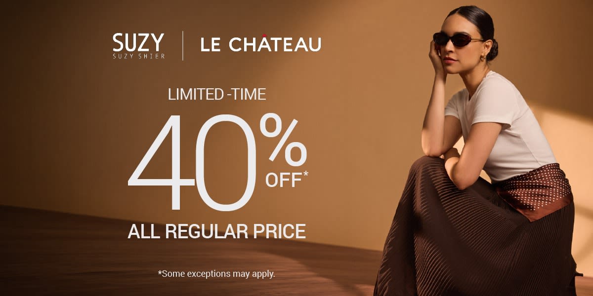 40% OFF ALL Regular Price