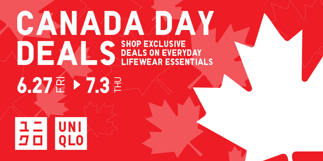 UNIQLO - Canada Day Deals