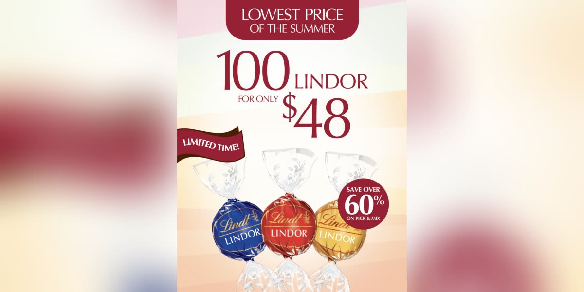 100 LINDOR for $48!