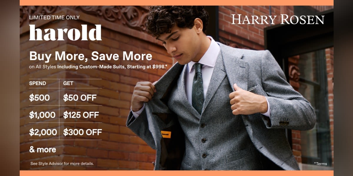Buy More, Save More on All Harold Styles