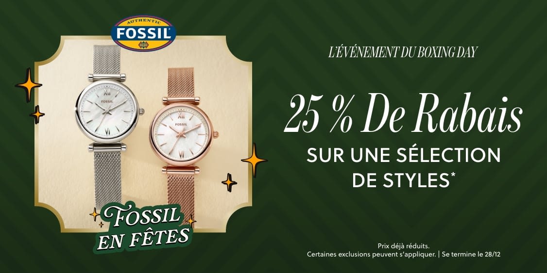 Promotion du Boxing Day 