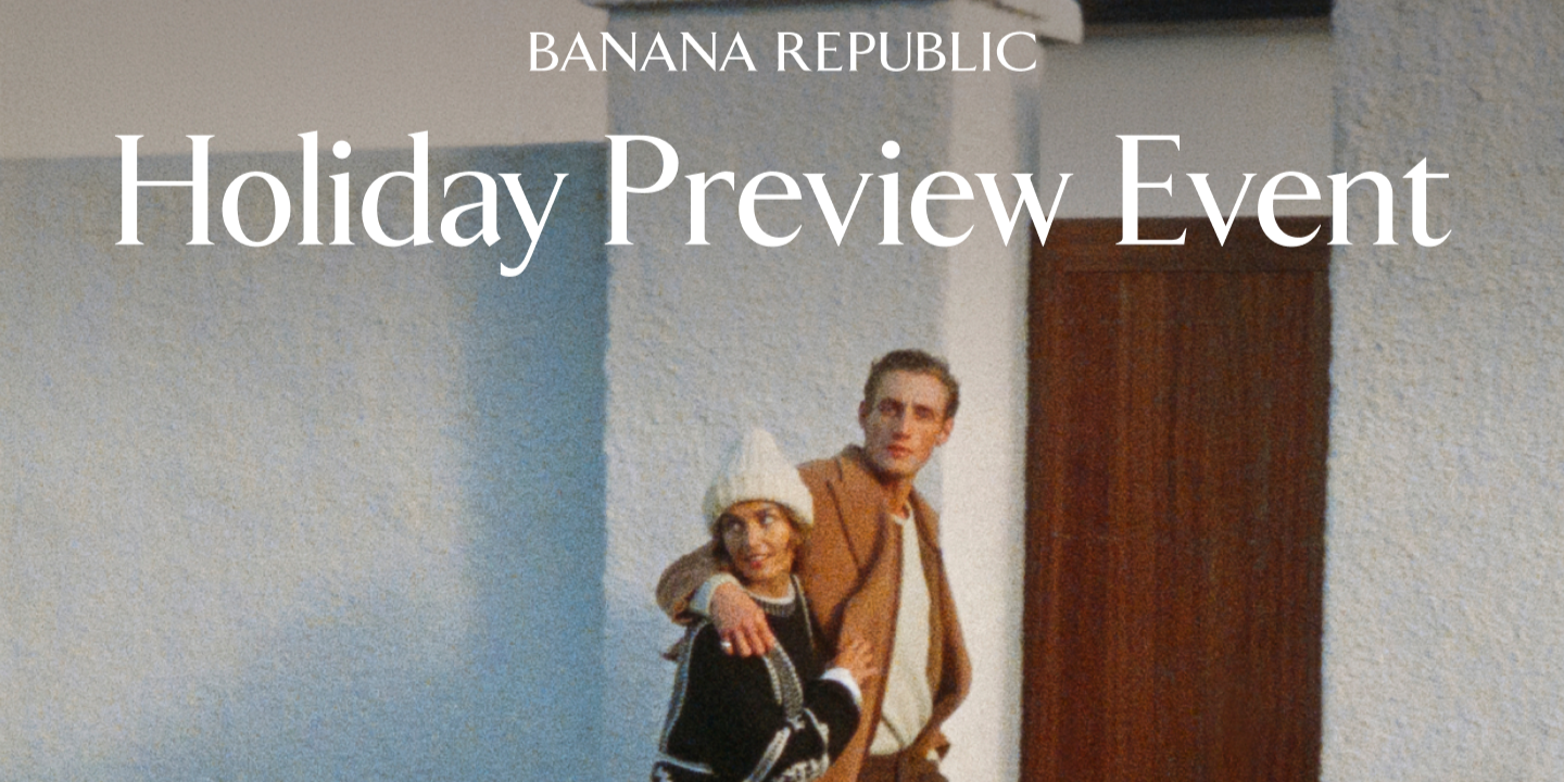 Holiday Preview Event 40% off Your Full-Priced Purchase