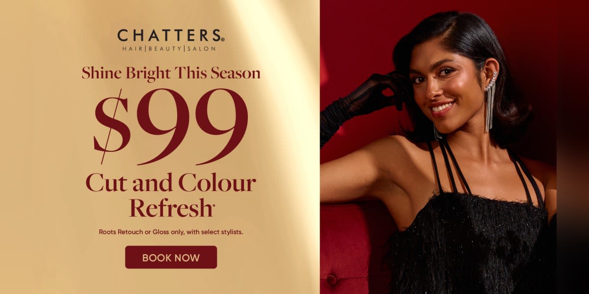Get Your Cut & Colour Refresh for $99 at Chatters!