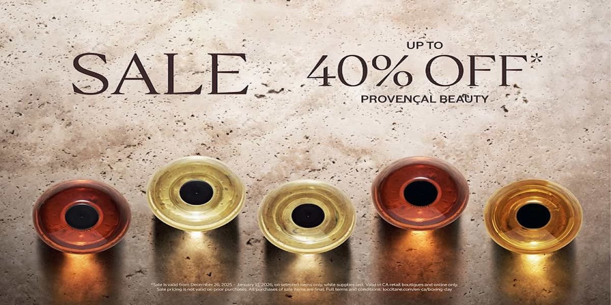 L’OCCITANE Winter Sale Is Here 