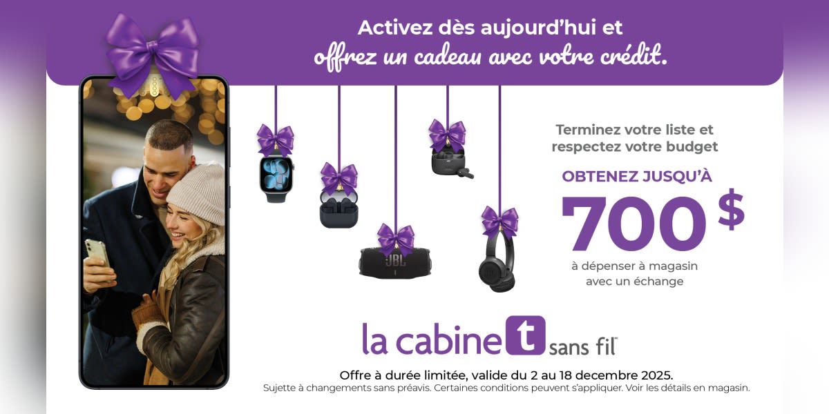 Activez dès aujourd’hui et offrez un cadeau avec votre crédit.