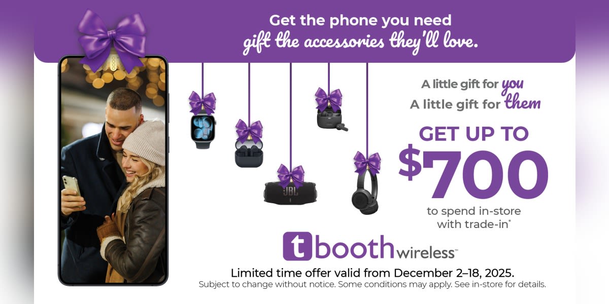 Get the phone you need, gift the accessories they’ll love.