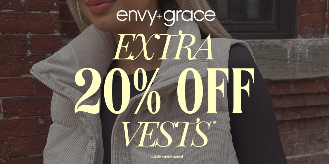 extra 20% off all vests🖤