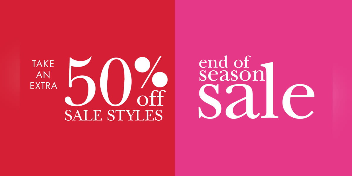 Don’t miss out on end of season savings!