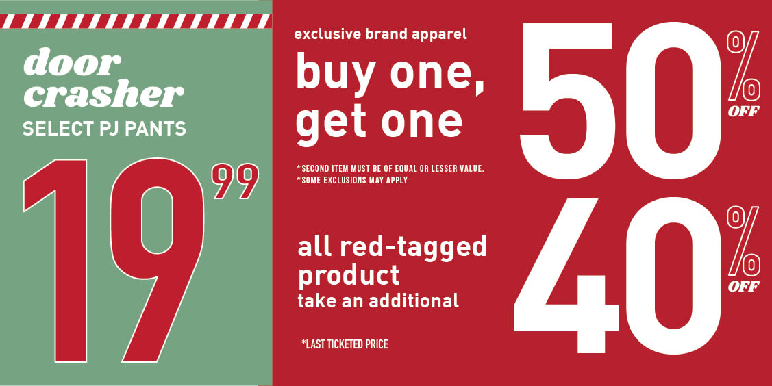 Holiday savings at Boathouse