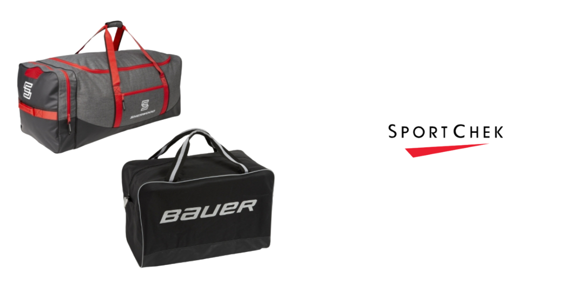 Save Up To 50% Bauer & Sherwood Hockey Bags!