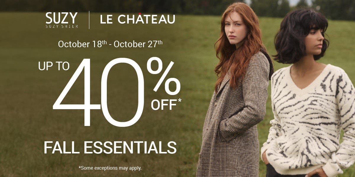 40% OFF Fall Essentials