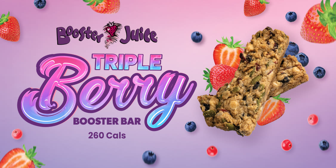 Triple Berry Booster Bar