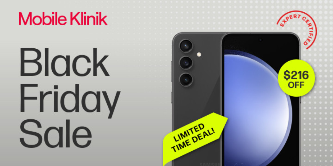 Black Friday Sale: Samsung S23 for as low as $1/mo