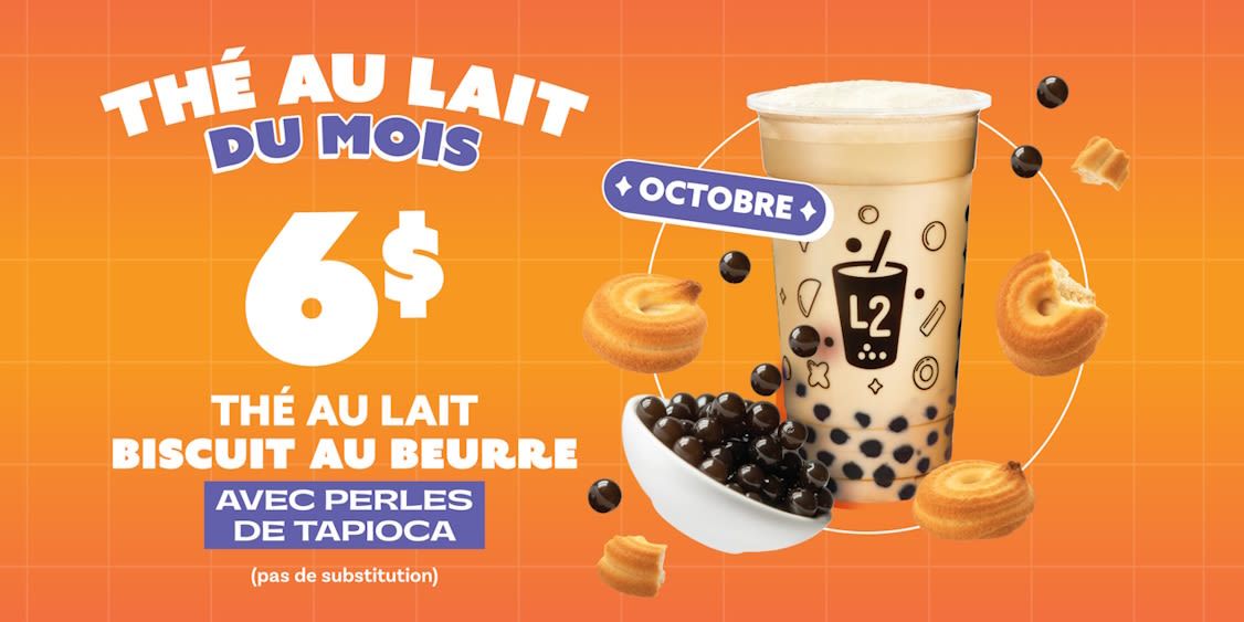 Thé au lait du mois d’octobre