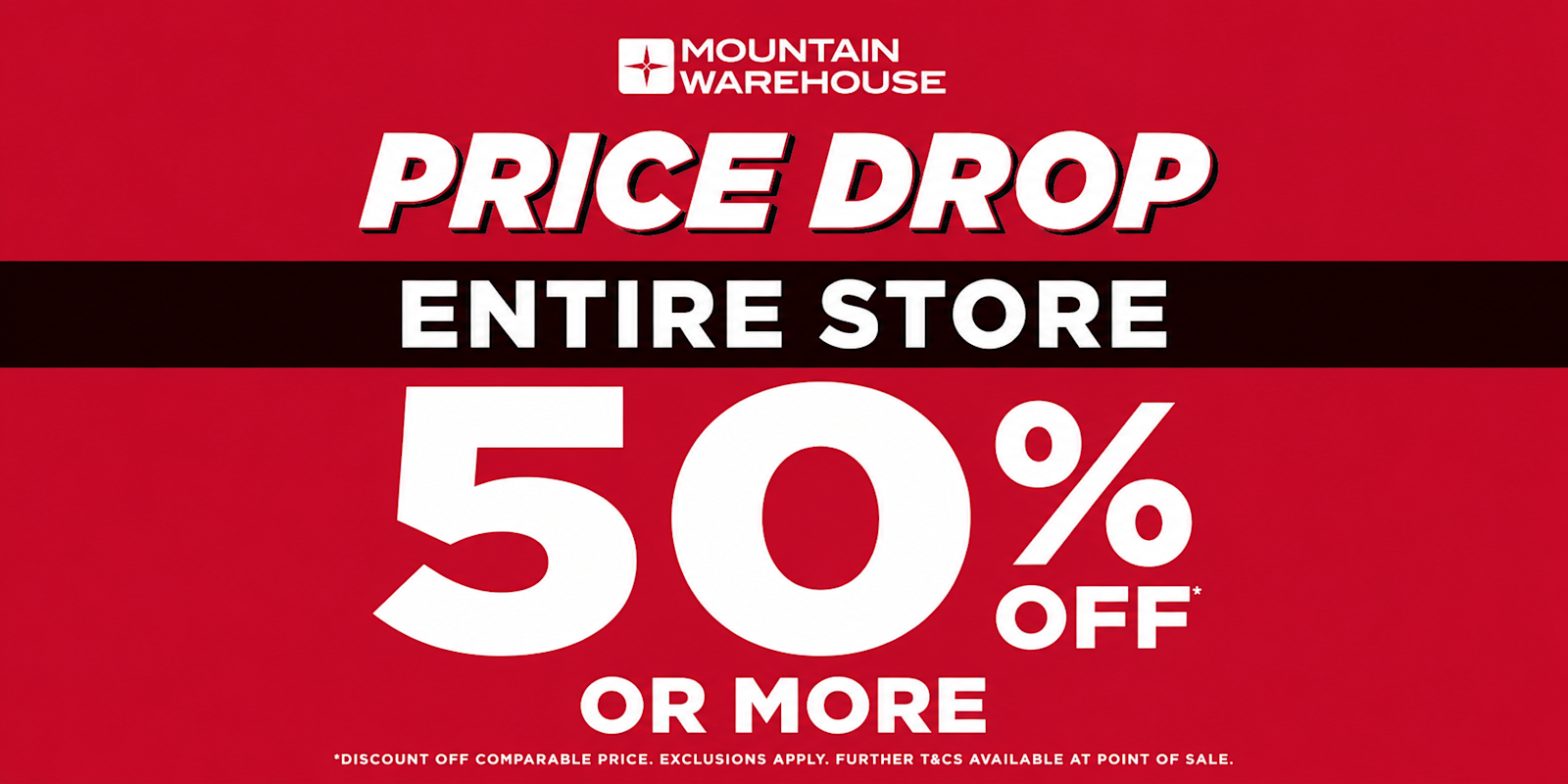 Entire Store 50% or More! - Mountain Warehouse
