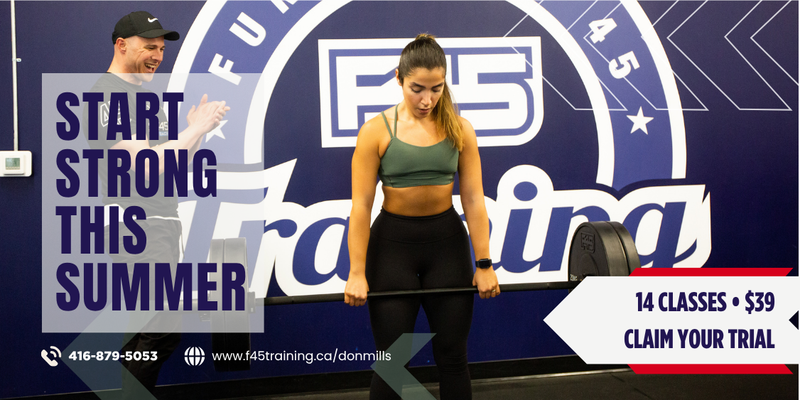 Get Strong at F45 This Summer - 10 Classes for $39