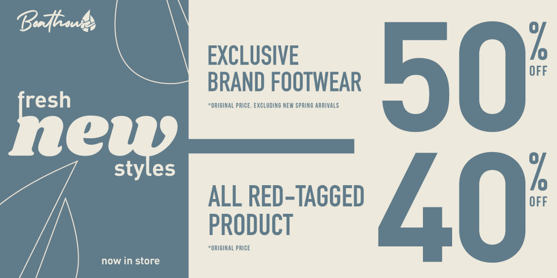 Boathouse – Fresh new styles