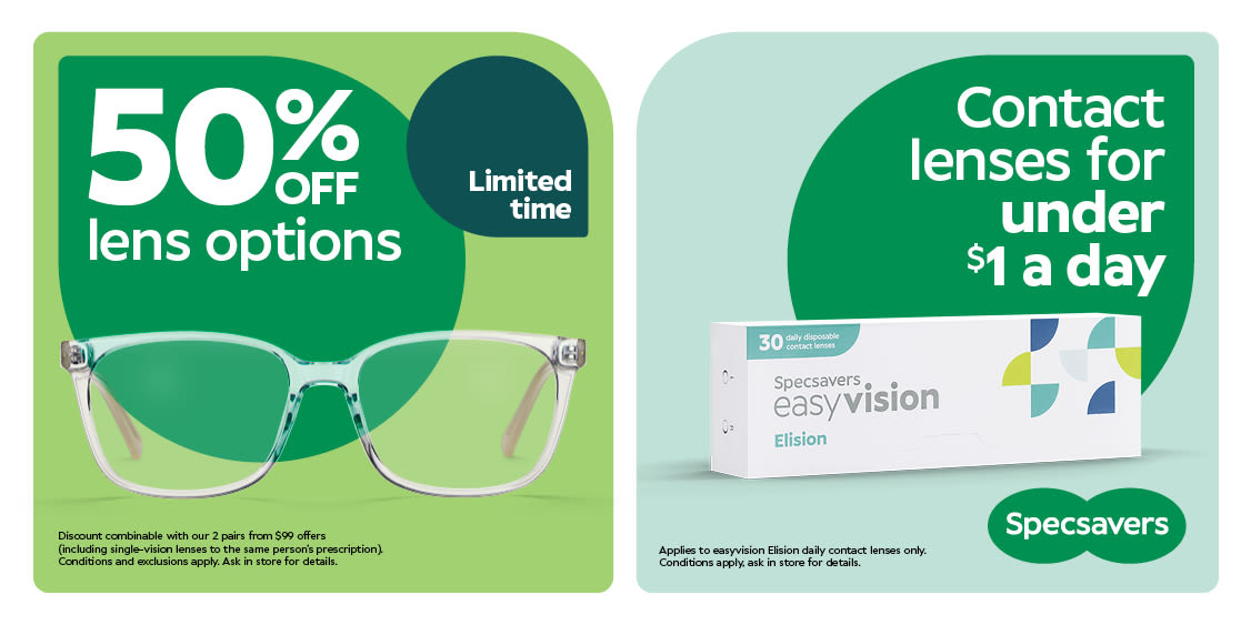 2 Pairs for only $149 PLUS 50% off lens options  (1)