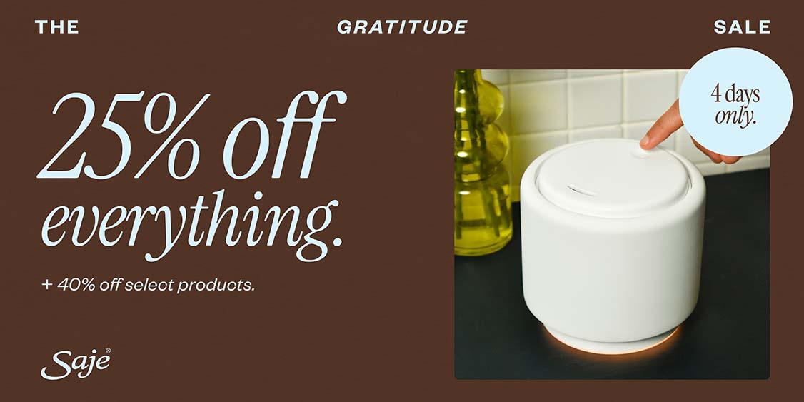 The Gratitude Sale