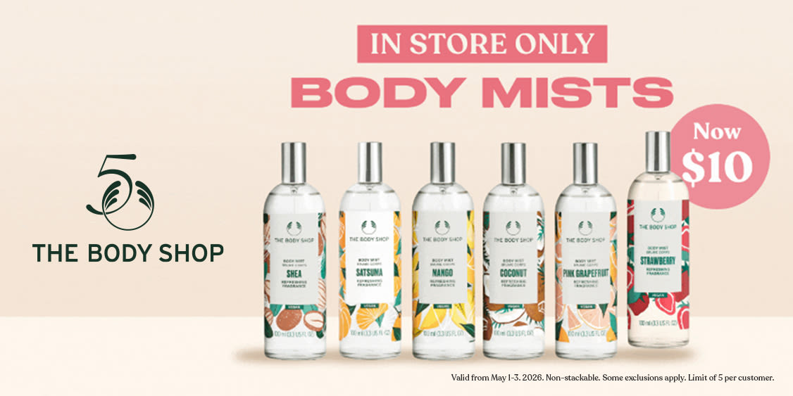 $10 for fragrance mist today